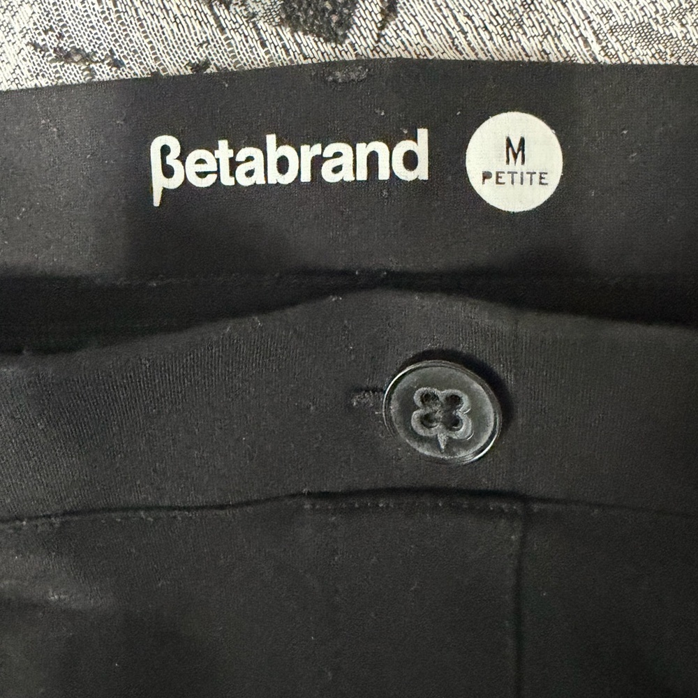 Betabrand Classic Dress Pant Yoga Pant Black Size MP. - Picture 4 of 5